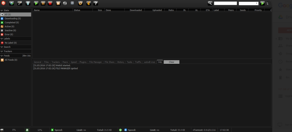 Dark Theme Rutorrent Seedbox