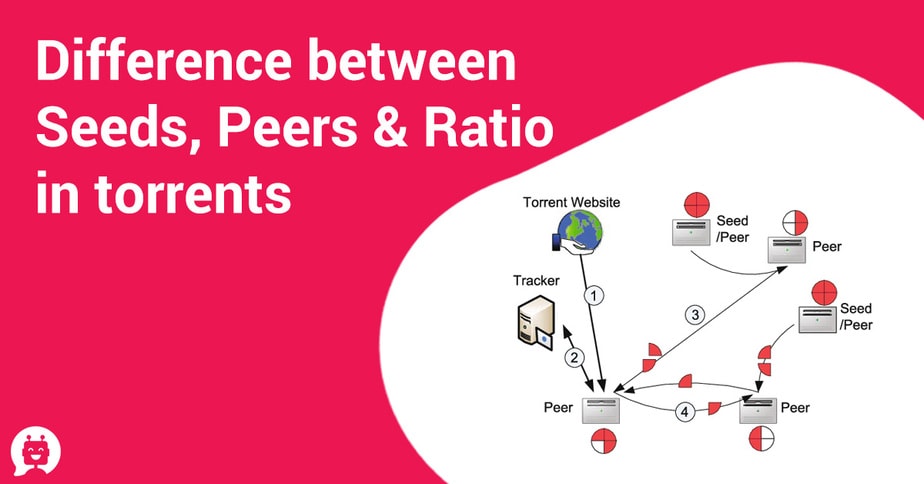 Difference between Seeds, Peers and Ratio in torrents