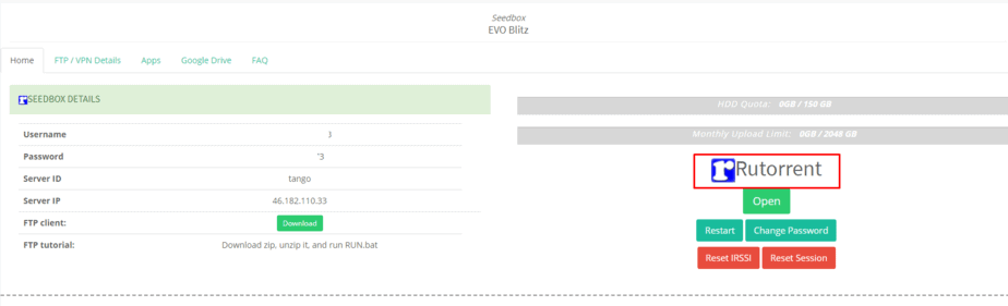 Rutorrent Seedbox Guide