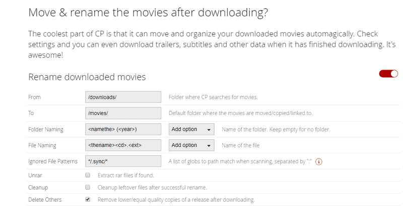 How to use CouchPotato & How to configure it