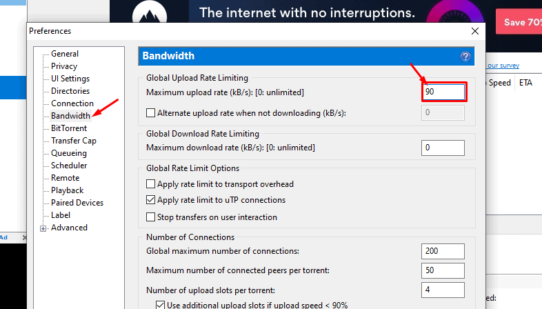 torrent connecting to peers